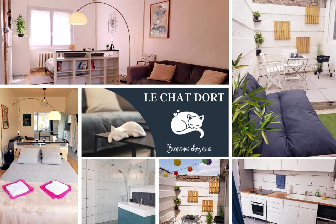 Le Chat D'Or - 35M2 - Terrasse - Bbq - Wifi Hd Amiens Buitenkant foto